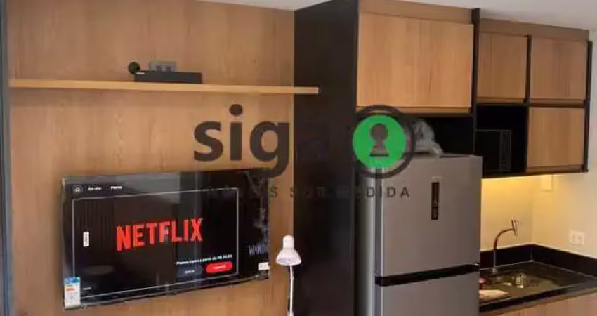 Oportunidade exclusiva! studio de 22m² mobiliado pronto para morar ao lado da estação brooklin