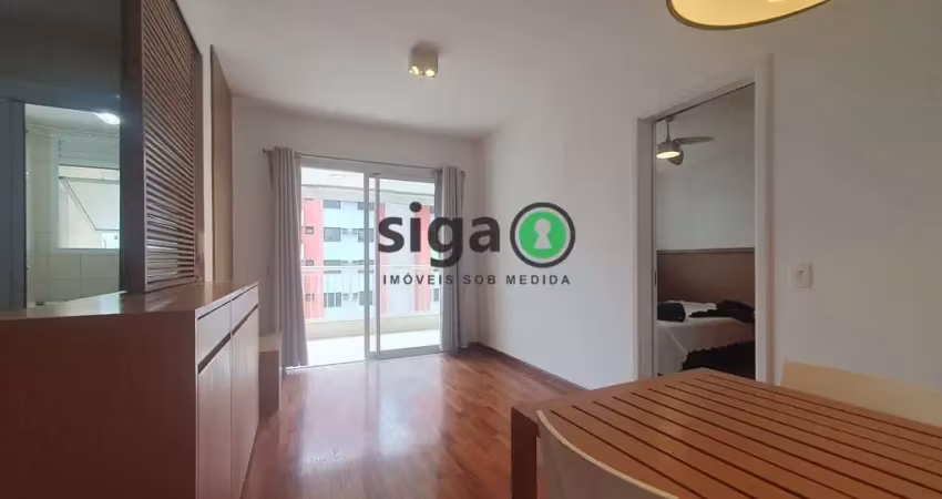 Apartamento para locação mobiliado no brooklin!! 1 quarto, 1 vaga, lazer completo!