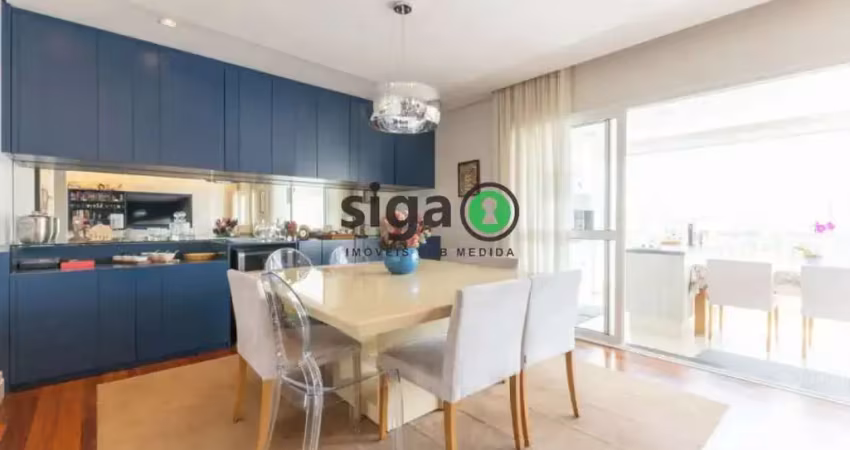 Apartamento mobiliado para locação - condomínio vista alegre - 175 m² | 3 suítes | 3 vagas | depósit