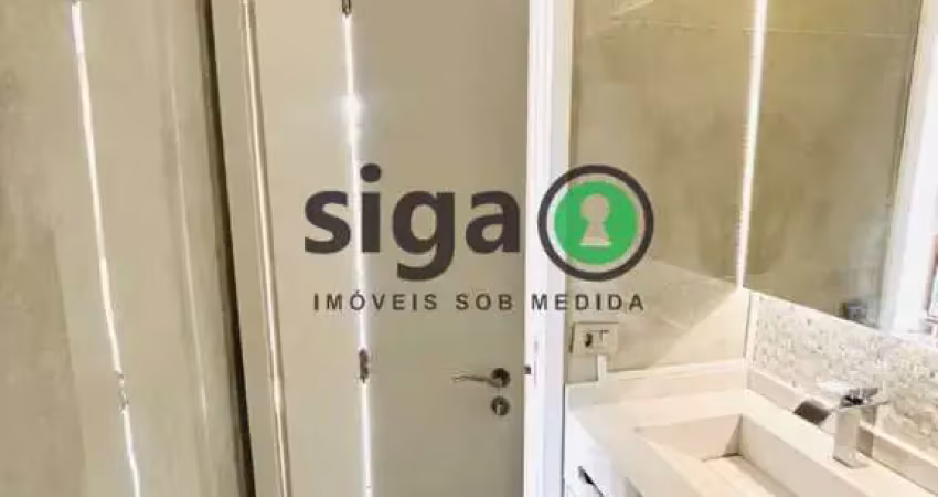 Locação - apartamento 46 m² mobiliado, 1 dormitório + living ampliado, 1 vaga e lazer completo
