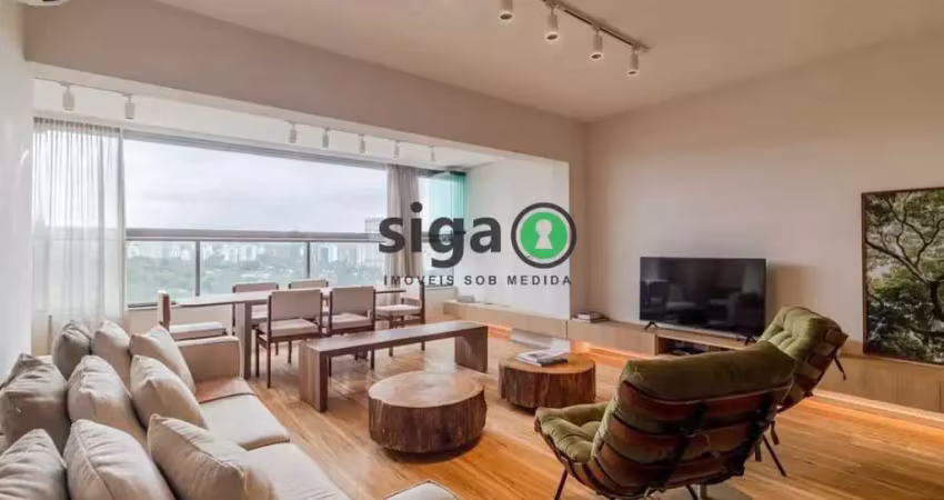 Apto mobiliado com 66m² para locação em pinheiros com 2 quartos, sendo 1 suite e 1 vaga