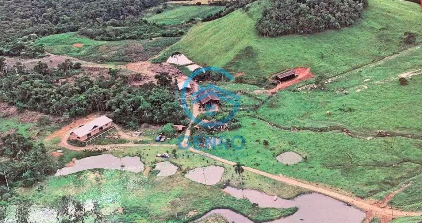 Fazenda com 10 Lagoas, Cachoeira e Terreno de 84 Hectares à venda em Tijucas/SC
