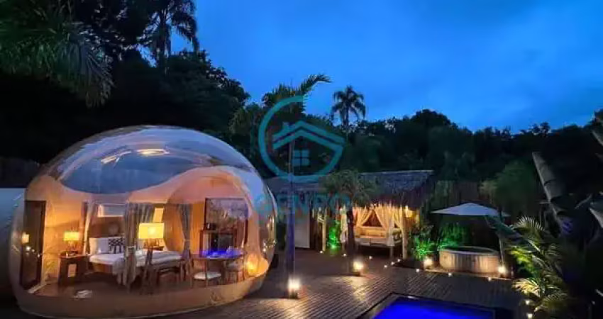 Pousada glamping em bolhas na serra catarinense com terreno de 03 hectares à venda em urubici/sc
