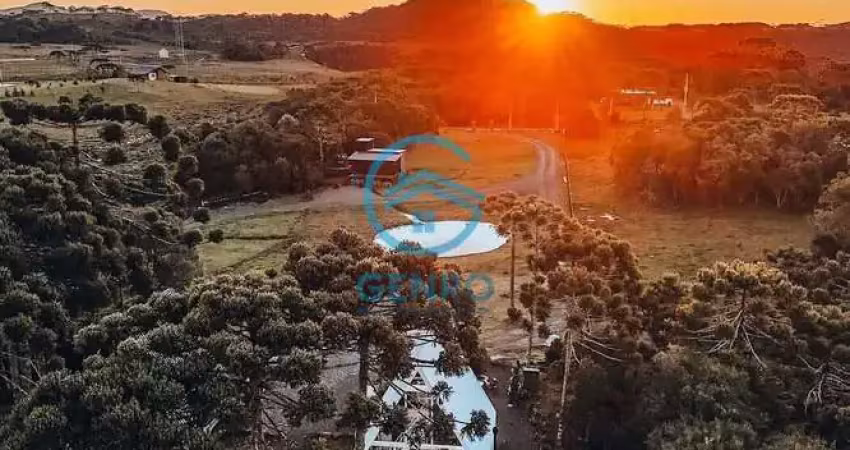 Pousada com 02 chalés e 02 cabanas de luxo na serra catarinense com terreno de 20.000m² à venda em urubici/sc