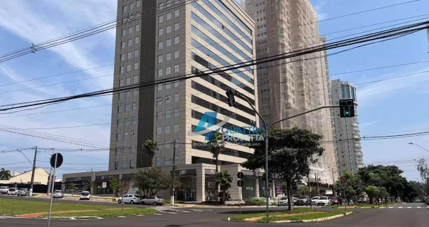Sala comercial para alugar com 160 m² no ed. comercial torre firenze, bela suiça - londrina