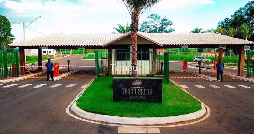 Terra santa monte sião - ágio, terreno em condomínio monte sião - terra santa cidade do lazer, 1.582,04 m², ao lado do lago, trindade - go