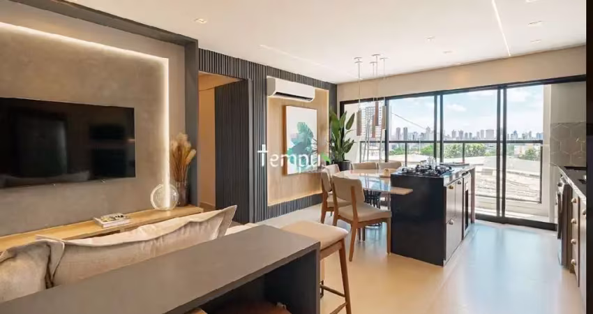 Residencial Vértice - Apartamento 3 Quartos 1 Suíte, Churrasqueira a Carvão na varanda