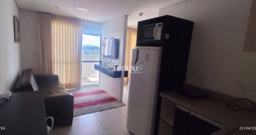 Vendo Flat  Brookfield Tower, 42 m²,com varanda, Mobiliado em Jardim Goiás, Goiânia/GO