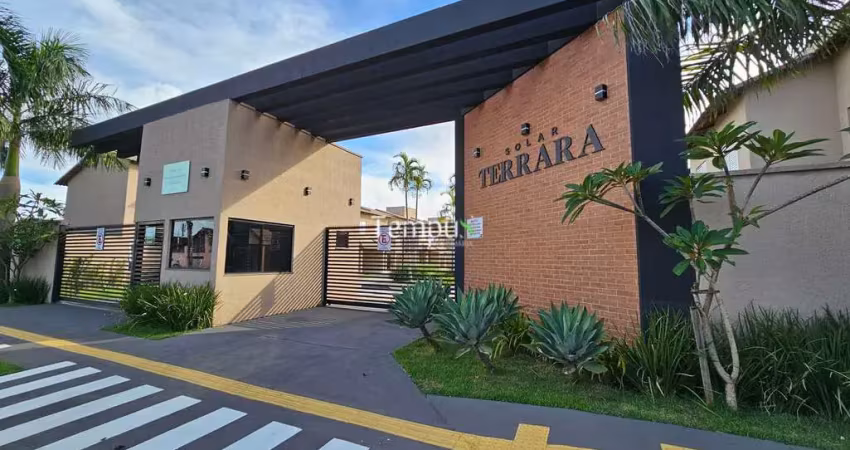 Solar terrara - sobrado alto padrão condomínio solar terrara, 116 m², 3 quartos 1 suite, lazer completo, sitio santa luzia, aparecida de goiânia-go
