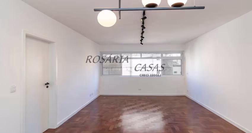 Apê de 98,63m² e 1 vaga no Jardim Paulista
