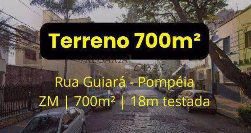 Terreno à venda na Pompéia, São Paulo 