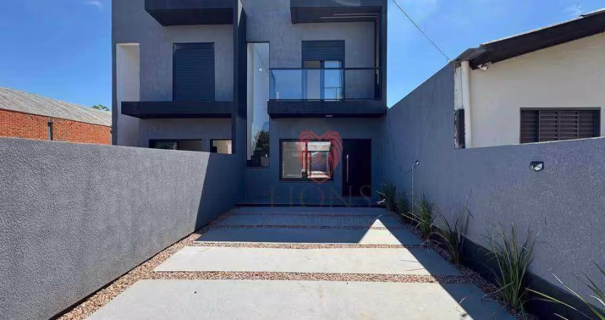 Sobrado com 3 dormitórios à venda, 124 m² por R$ 550.000,00 - Santa Cruz - Gravataí/RS