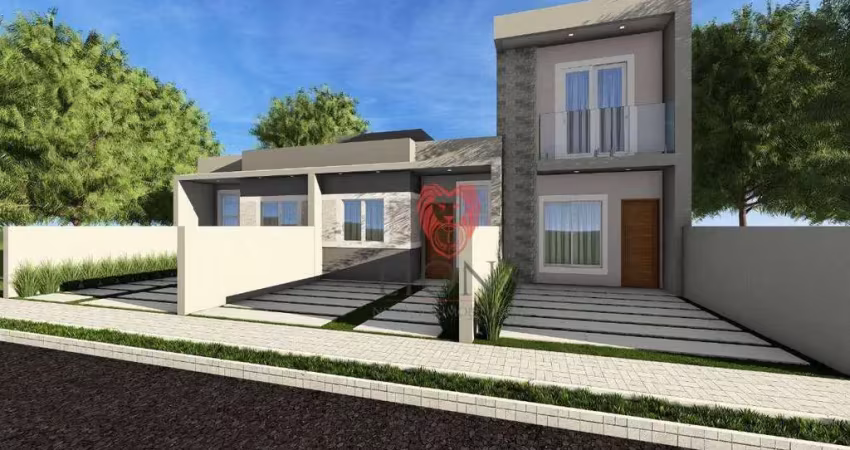Casa com 2 dormitórios à venda, 50 m² por r$ 249.000 - parque olinda - gravataí/rs