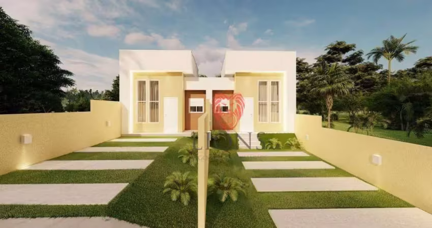 Casa com 3 dormitórios à venda, 69 m² por r$ 381.900,00 - vera cruz - gravataí/rs