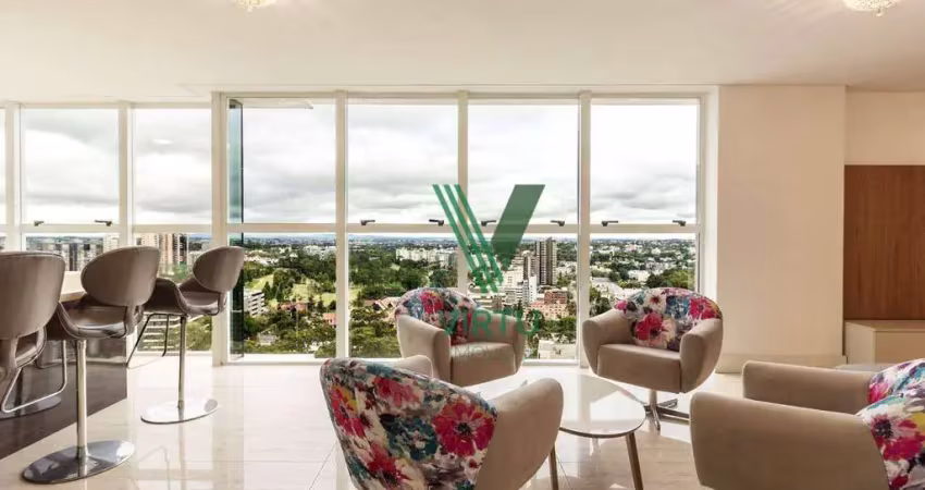 Cobertura com 3 dormitórios para alugar, 185 m² por r$ 11.830,00/mês - cabral - curitiba/pr