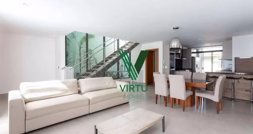 Casa com 4 dormitórios, 280 m² - venda por r$ 2.490.000,00 ou aluguel por r$ 11.630,00/mês - campo comprido - curitiba/pr