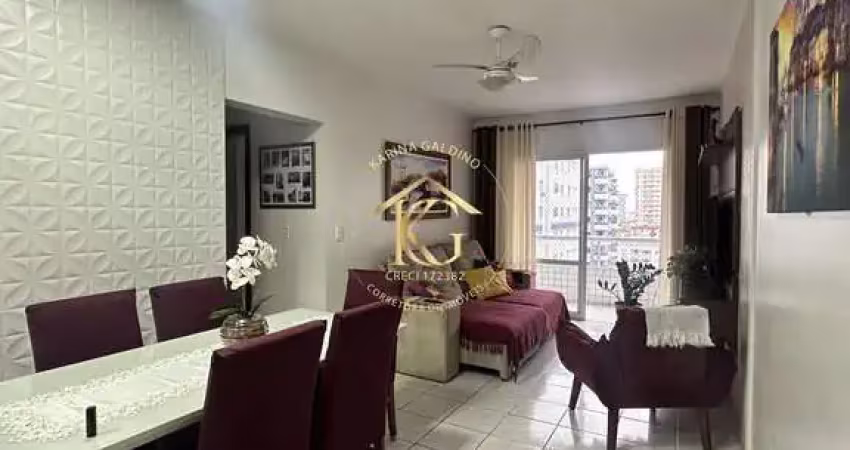 Apartamento semimobiliado de 2 quartos em ocian, praia grande - sp