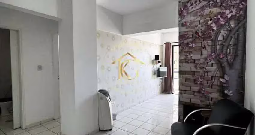 Apartamento tupi praia grande 1 dormitório grande vista mar pé na areia