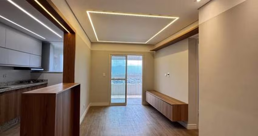 Apartamento Tupi Praia Grande 1 dormitório com suíte andar alto planejado lindo
