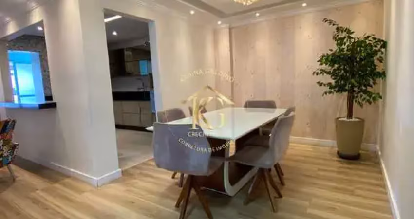 Apartamento de 3 quartos mobiliado em aviação, praia grande - sp