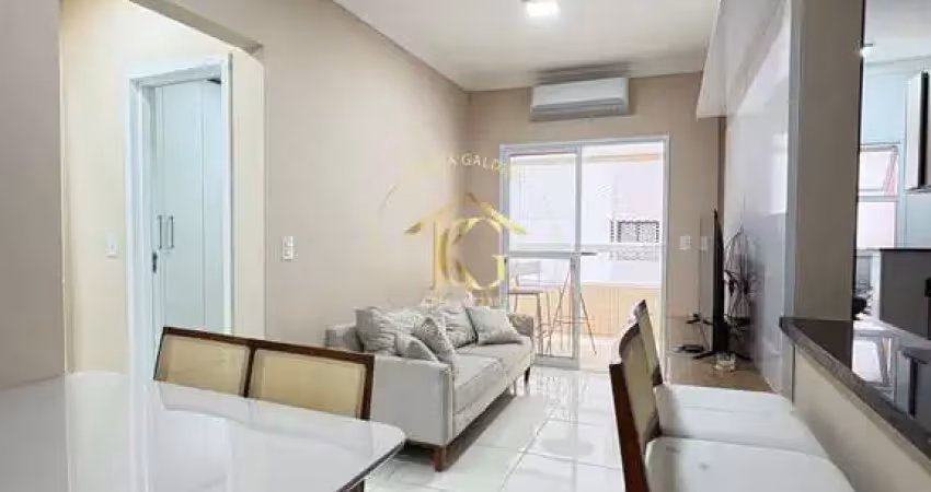 Apartamento semimobiliado de 2 quartos e 1 suíte em aviação, praia grande, sp