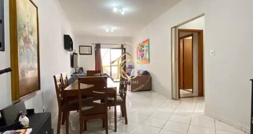 Apartamento semimobiliado 2 dormitórios canto do forte - praia grande/sp