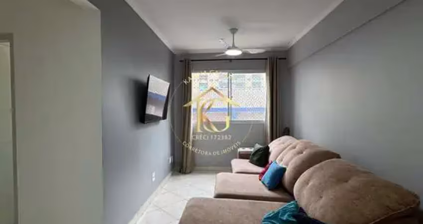 Apartamento semimobiliado de 1 quarto no bairro canto do forte, praia grande