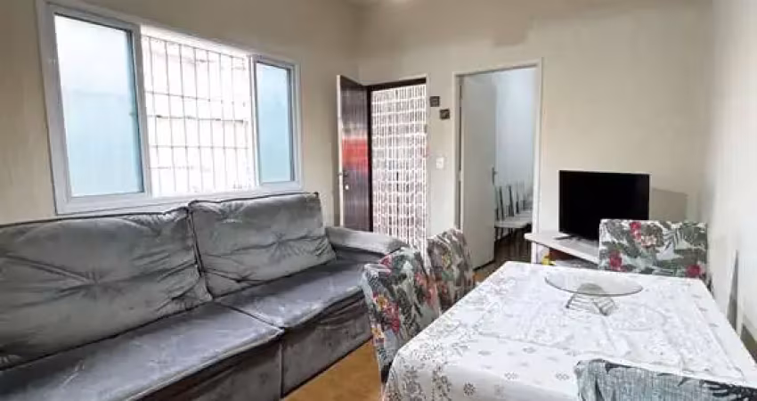 Casa semimobiliado de 2 quartos em tupi, praia grande - sp