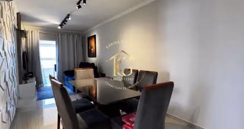 Apartamento 2 dormitórios sendo 1 suíte mobiliado- guilhermina praia grande