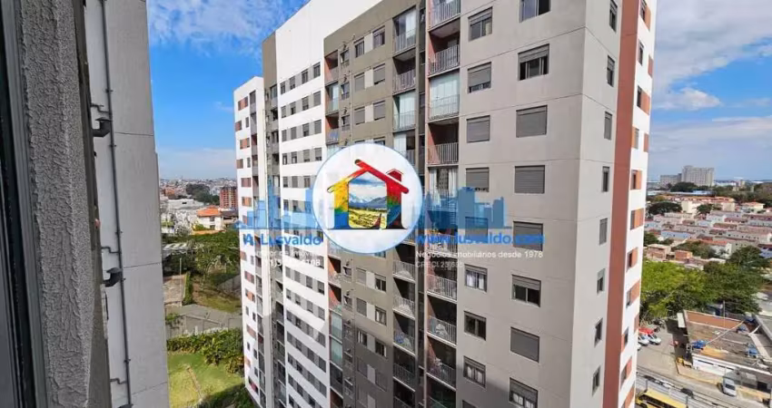 Apartamento de 46m² com 2 dormitórios, varanda e 1 vaga na vila constancia