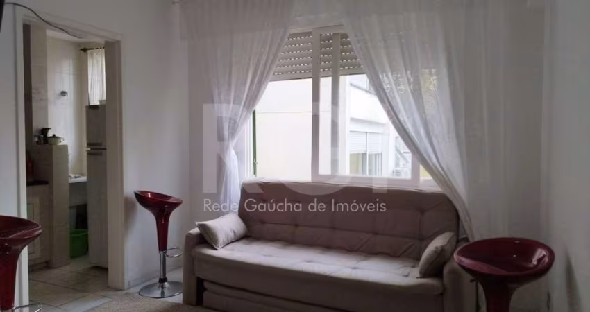 Apartamento de 1 dormitório com elevador,sol da manha