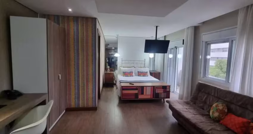 Apartamento tipo estúdio, mobiliado completo, no coração do bairro moinhos de vento.