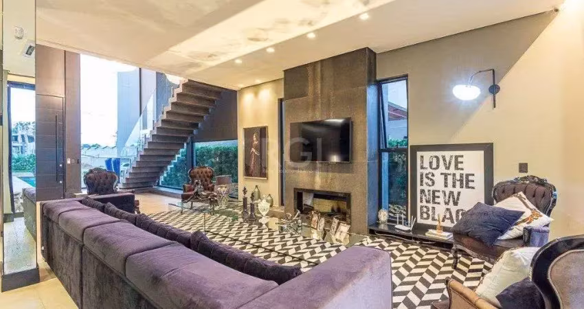 Casa condominio para venda - 350m², 4 dormitórios, sendo 4 suites, 4 vagas
