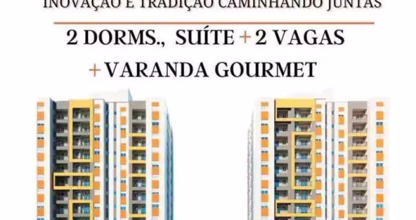 Apartamento 2 Dorms 60m² c/ 1 Suite Paulínia LANÇAMENTO!