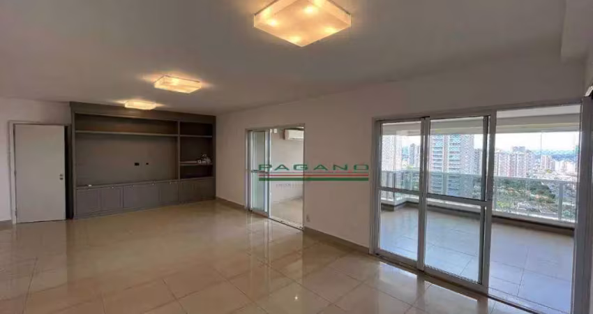 Apartamento com 3 dormitórios para alugar, 227 m² por r$ 10.712,02/mês - jardim botânico - ribeirão preto/sp