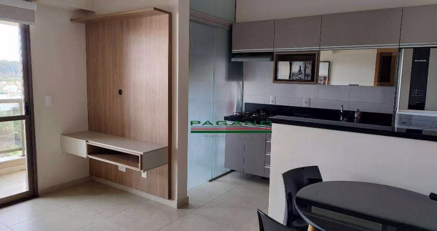 Apartamento com 1 dormitório para alugar, 46 m² por R$ 3.260,00/mês - Residencial Flórida - Ribeirão Preto/SP