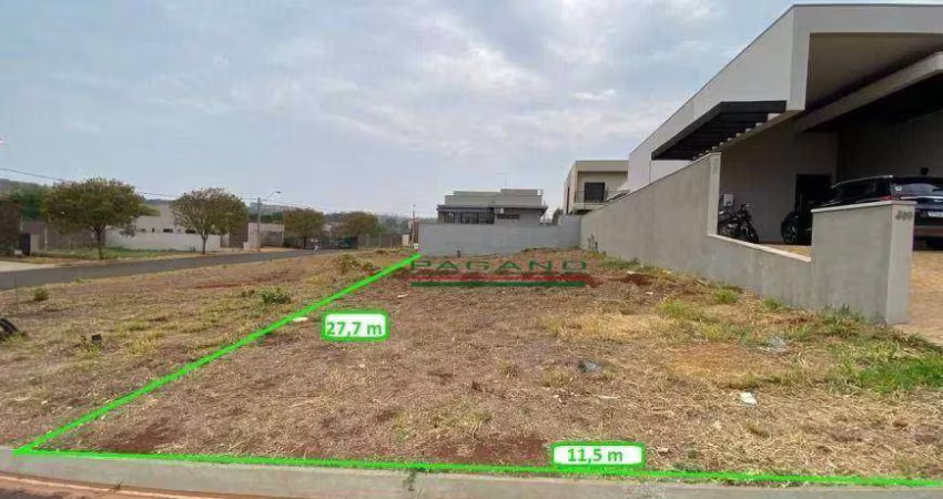Terreno à venda, 319 m² por R$ 319.000,00 - Bonfim Paulista - Ribeirão Preto/SP