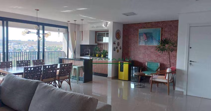 Apartamento com 3 dormitórios, 135 m² - venda por R$ 1.300.000,00 ou aluguel por R$ 7.038,28/mês - Jardim Olhos D'Água - Ribeirão Preto/SP