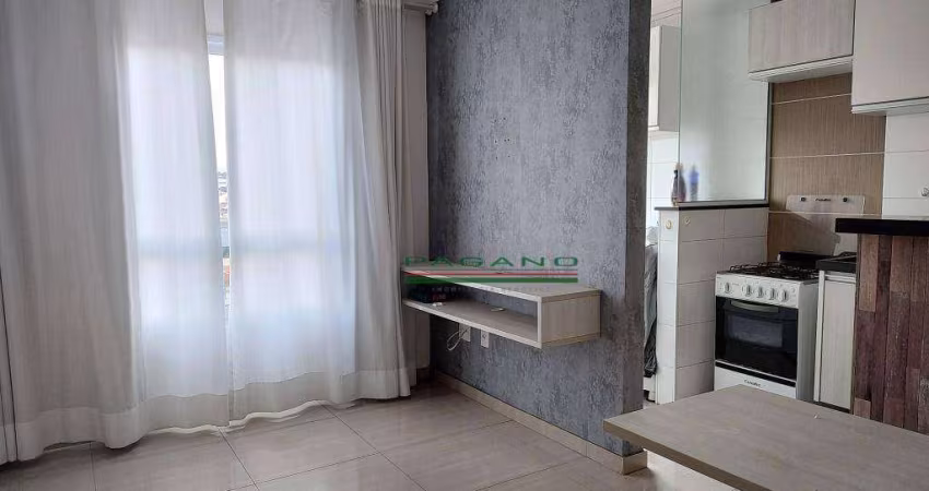 Apartamento com 1 dormitório para alugar, 36 m² por R$ 2.218,00/mês - Residencial Flórida - Ribeirão Preto/SP