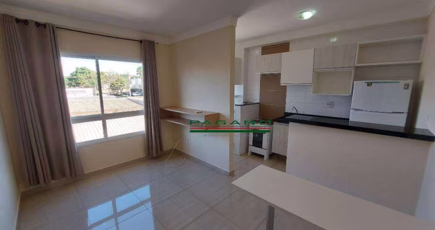 Apartamento com 1 dormitório para alugar, 36 m² por R$ 1.921,42/mês - Residencial Flórida - Ribeirão Preto/SP