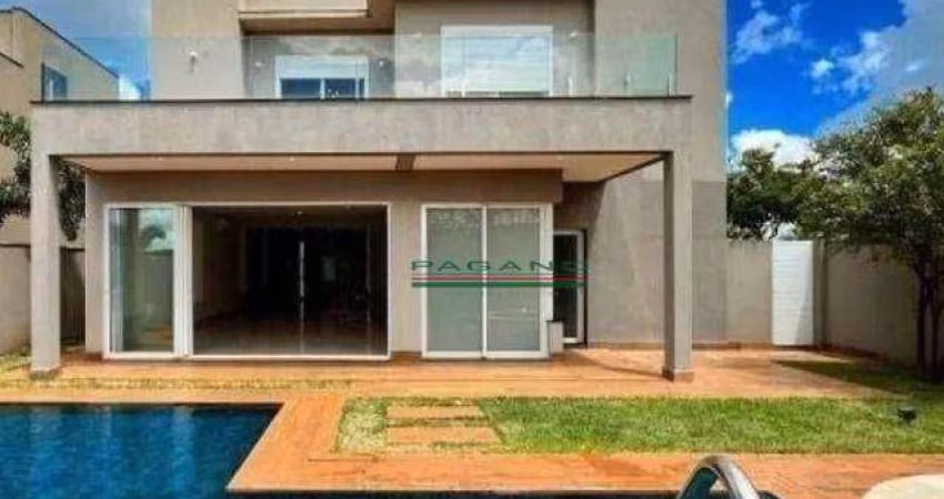 Casa com 4 dormitórios para alugar, 330 m² por R$ 18.090,00/mês - Alphaville - Ribeirão Preto/SP