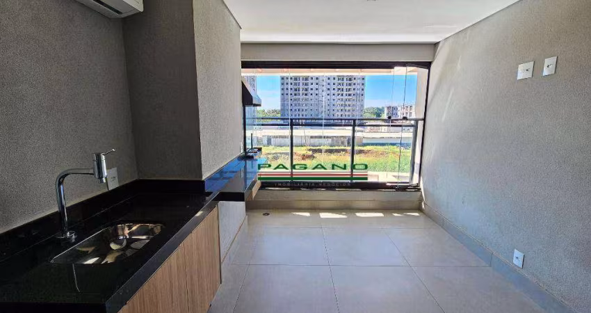 Apartamento com 2 dormitórios para alugar, 74 m² por R$ 5.163,00/mês - Jardim Olhos D´água - Ribeirão Preto/SP