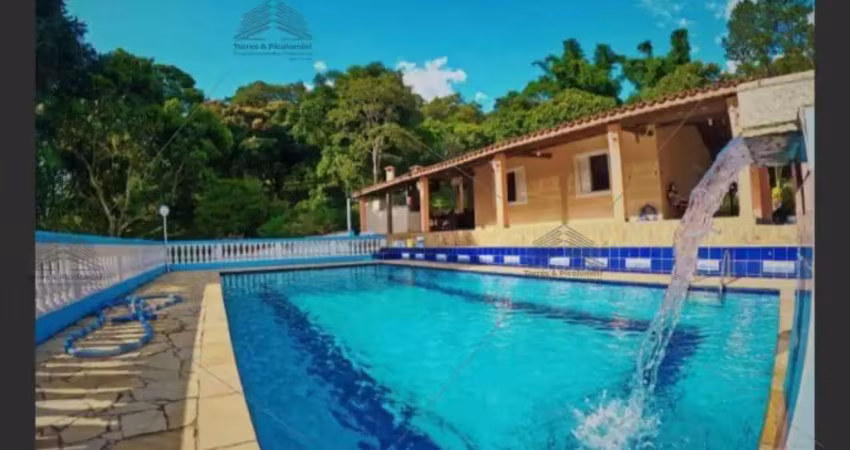 Chácara à venda em Santa Isabel, 2 alqueires, piscina, churrasqueira, área gourmet, 3 dormitórios, 1 suíte, playground, 3 vagas cobertas, pomar
