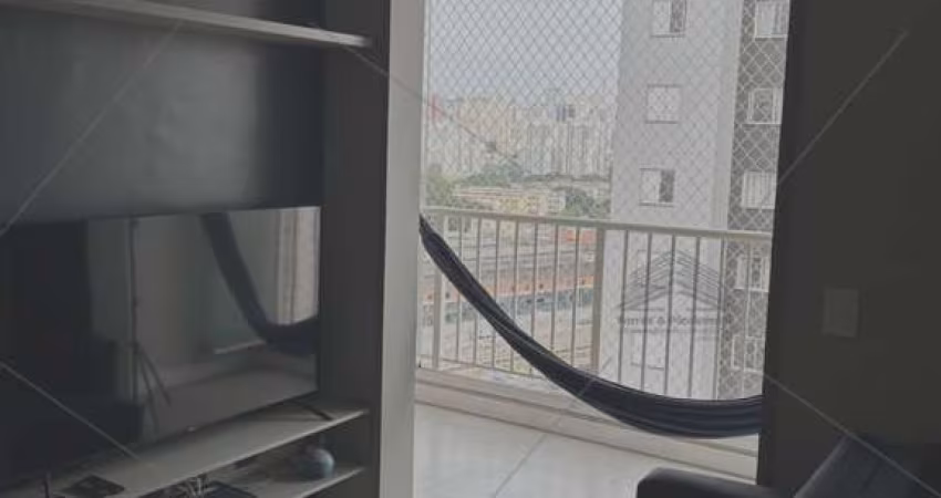 Apartamento Moóca Porteira Fechada Mobiliado com 1 Dormitório, Sacada ampla, Cozinha Americana, Móveis Planejados, Eletrodomésticos, 1 Vaga, Piscina