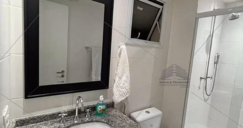 Apartamento Garden de 88 m² a venda no Tatuapé, 2 dormitórios sendo 1 suíte, 2 banheiros, cozinha planejada, lavanderia, varanda, mobiliado, 2 vagas