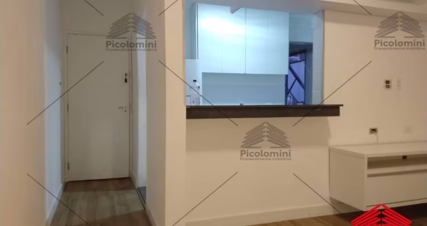 Apartamento Liberdade Mobiliado com 45 metros, 1 quarto, sala 2 ambientes, cozinha americana, 1 banheiro, móveis Planejados, 1 vaga de garagem