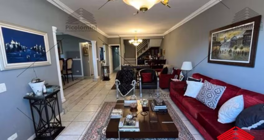 Sobrado Jardim Aeroporto com 300 metros, 5 quartos, 4 suítes, 3 salas, 5 banheiros, terraço amplo, banheira, area gourmet, cameras, 3 vagas garagem,