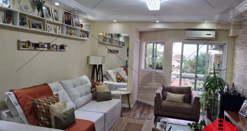 Apartamento à venda em São Bernardo do Campo, 134m² com 3 quartos (2 suítes) , sala 2 ambientes com sacada, cozinha  planejada, lavanderia e 3 vagas