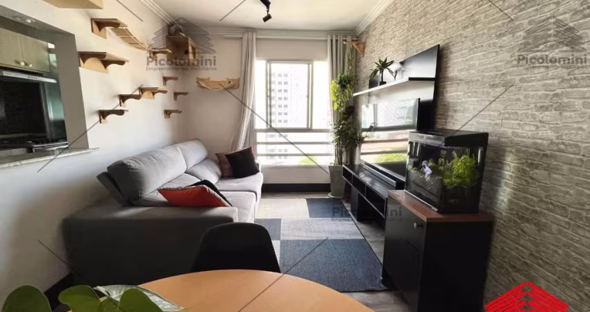 Apartamento à venda Belém com 50 Metros, 2 quartos, sala 2 ambientes, móveis planejados,1 banheiro, 1 vaga, piscina, espaço gourmet, academia e mais