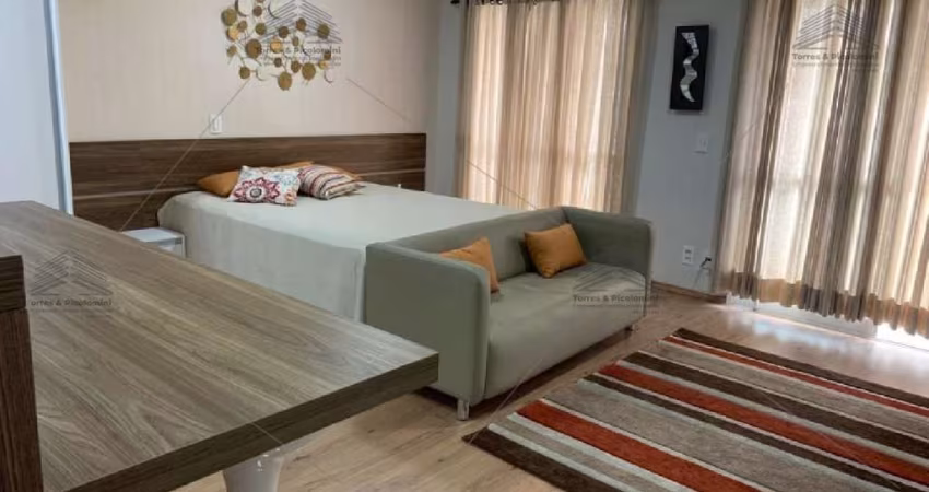 Apto tipo Flat para venda ou locação no Luzes da Mooca com 50 m², Cyrella, com 1 suíte, 1 vaga de garagem coberta, cozinha americana, academia, salão gourmet, lavanderia, mini mercado